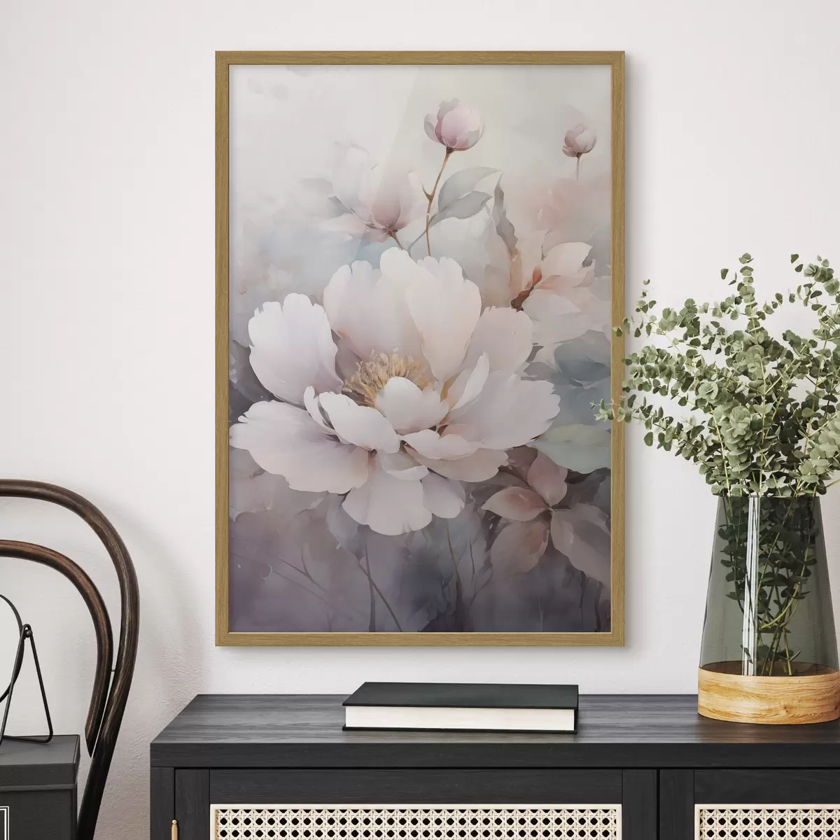 Poster Fiori ariosi dai toni chiari f49376