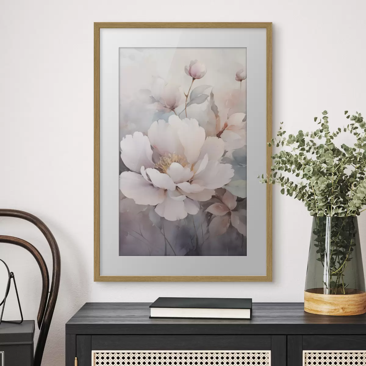 Poster Fiori ariosi dai toni chiari f49376