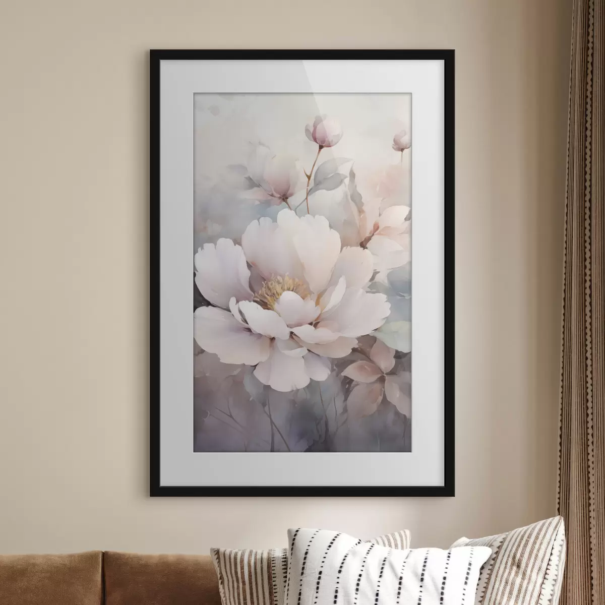 Poster Fiori ariosi dai toni chiari f49376