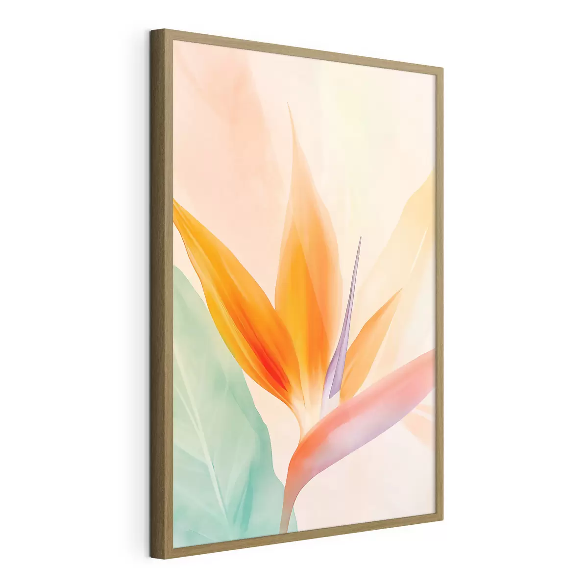 Poster Fiore di strelitzia tropicale f49379