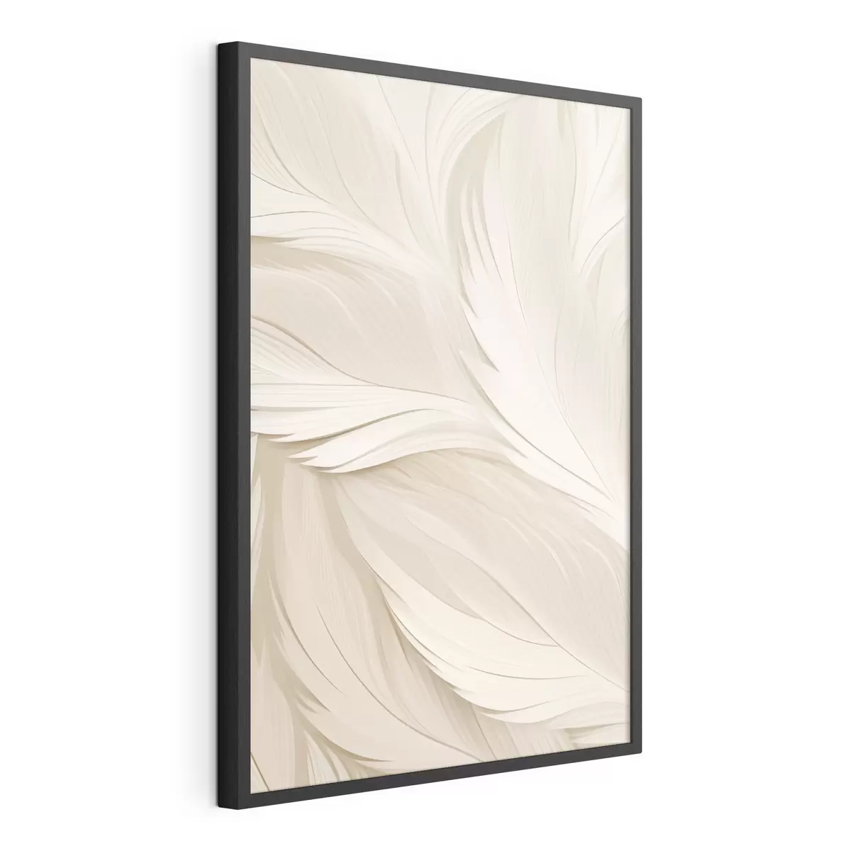 Poster Astrazione volumetrica – Linee beige f49383