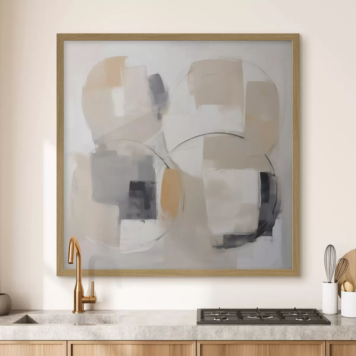 Poster L'astrazione moderna imita la pittura f49745