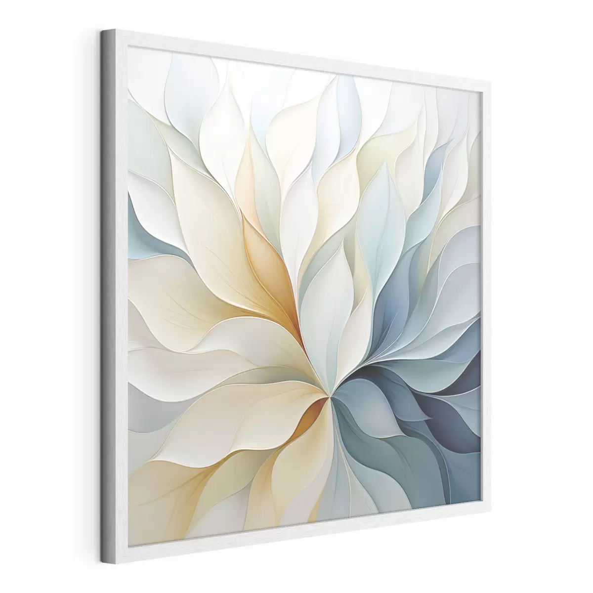 Poster Petali astratti, imitazione di un dipinto, illustrazione piatta f49746