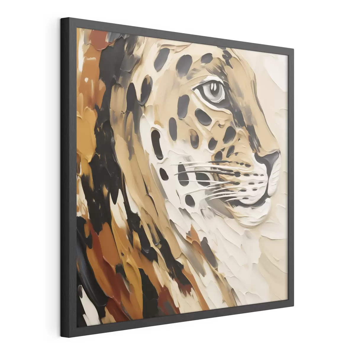 Poster Leopardo astratto, imitazione di un dipinto f49751