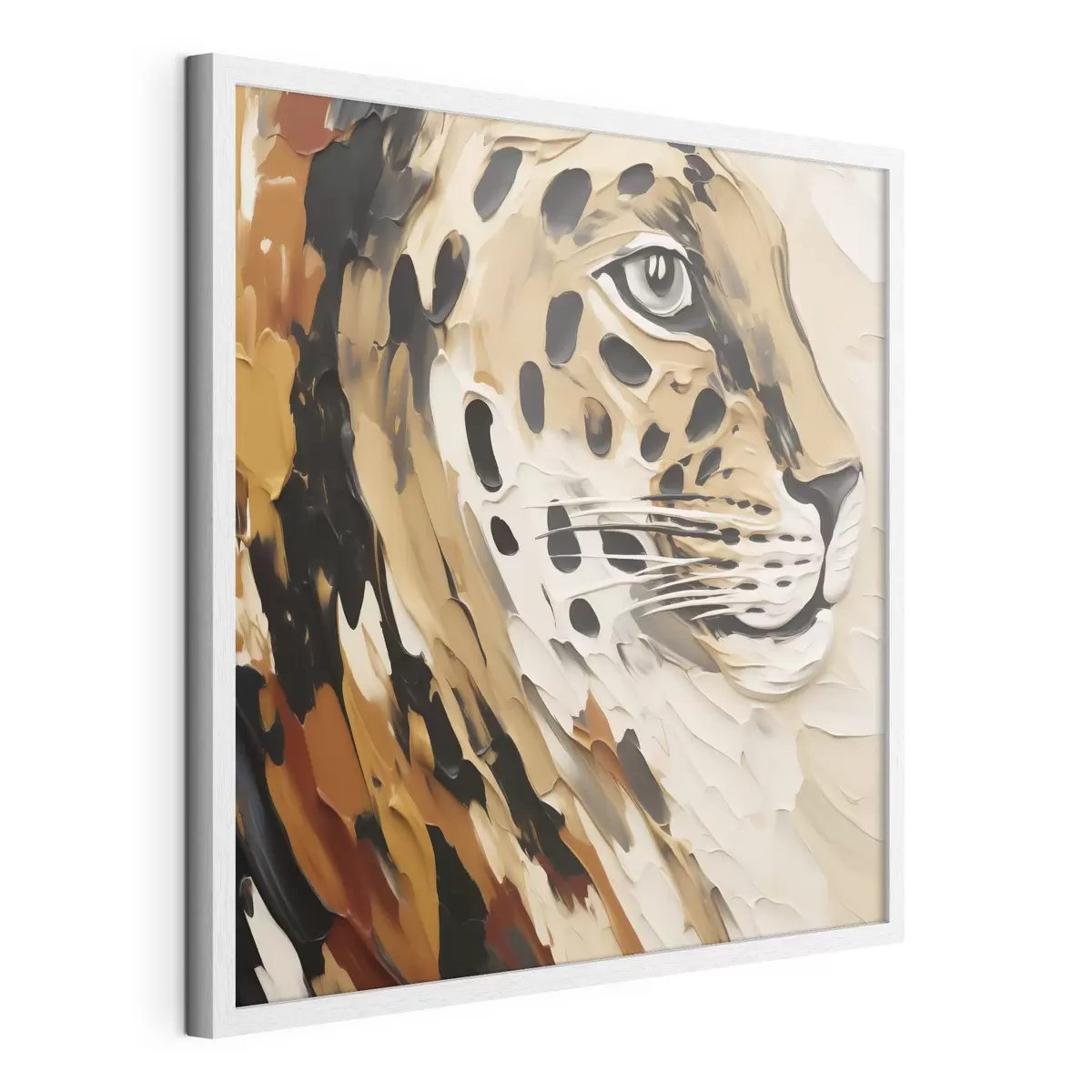 Poster Leopardo astratto, imitazione di un dipinto f49751