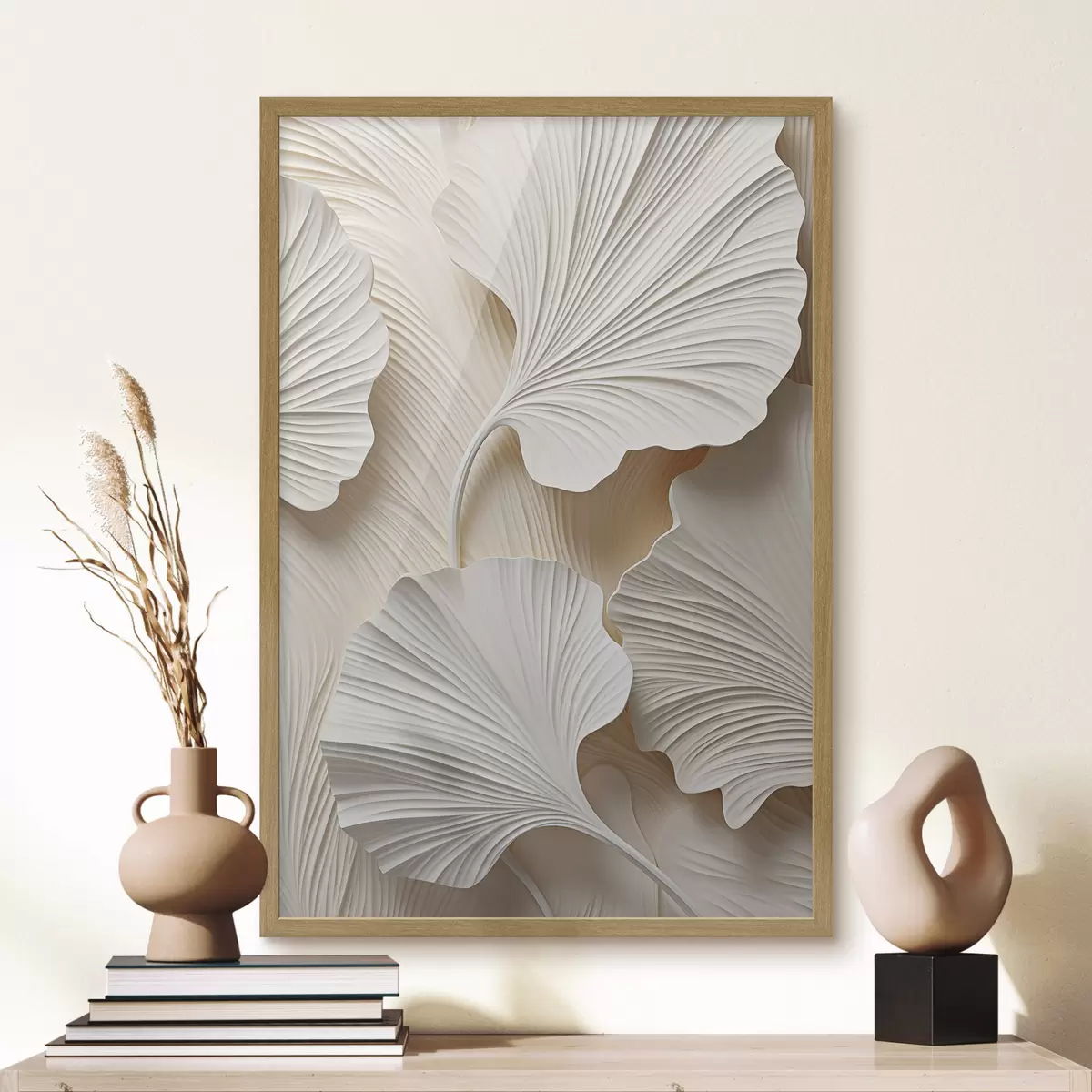 Poster Motivo floreale astratto, illustrazione in stile piatto f49754