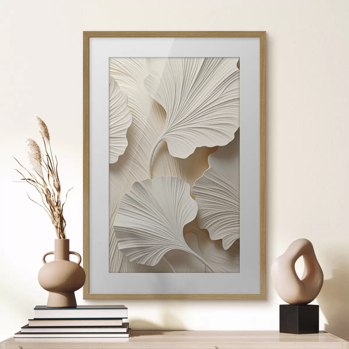 Poster Motivo floreale astratto, illustrazione in stile piatto f49754