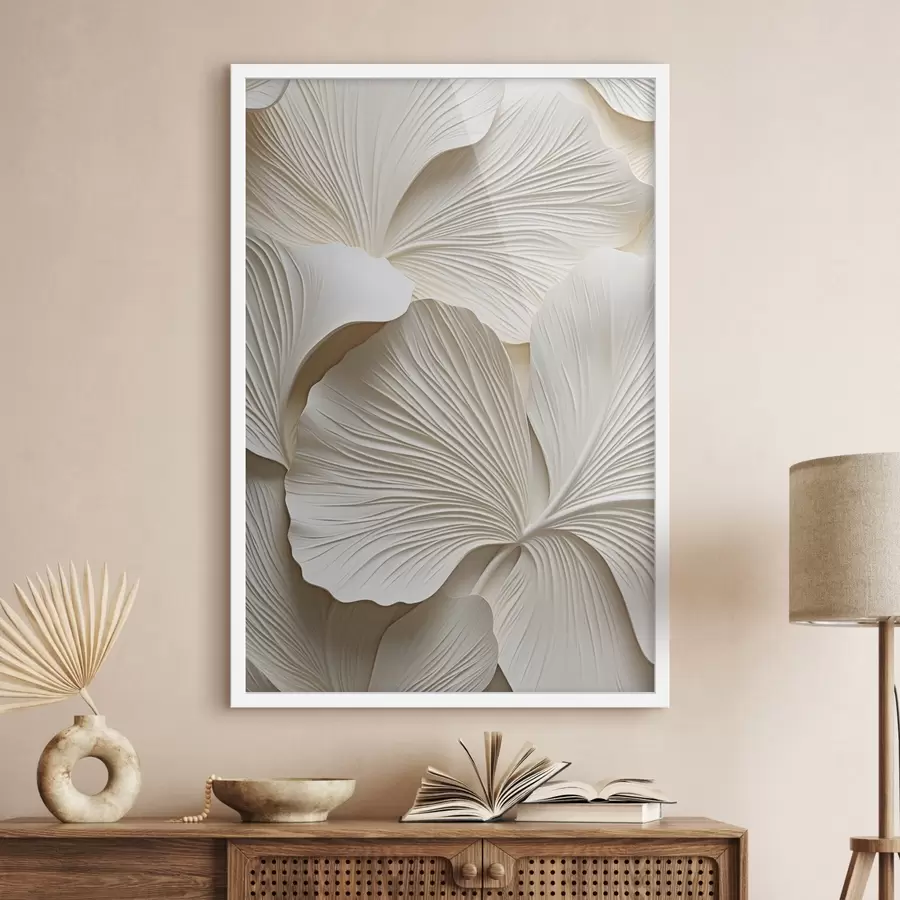 carta da parati Motivo floreale astratto, illustrazione in stile piatto nr. f49755