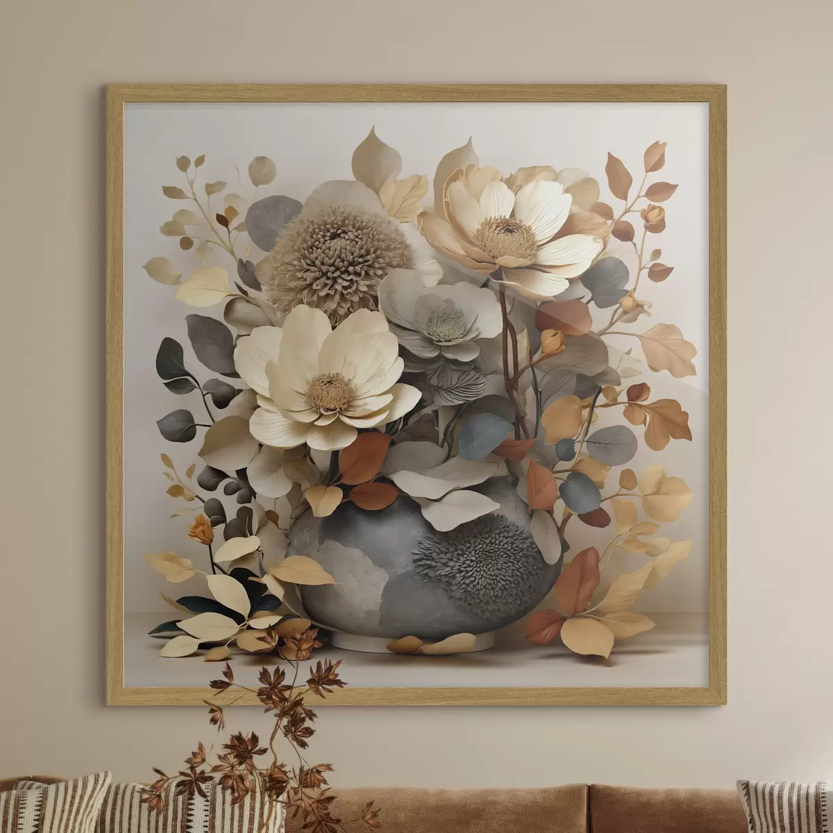 Poster Composizione floreale in un vaso decorativo f49362