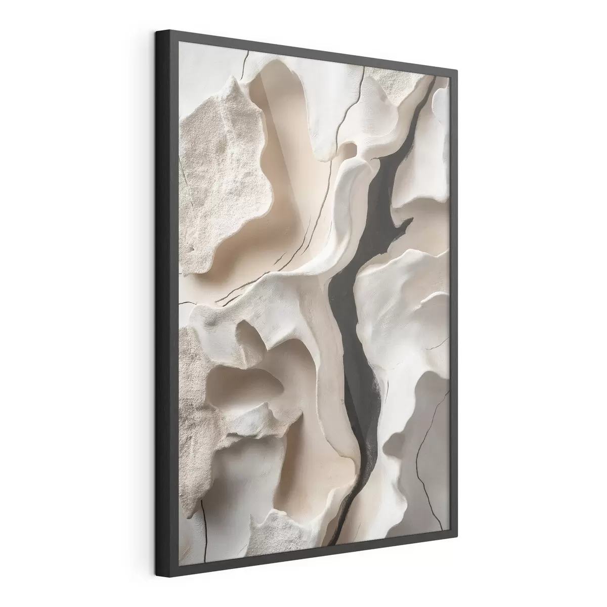Poster Rilievo astratto con forme organiche leggere f49687