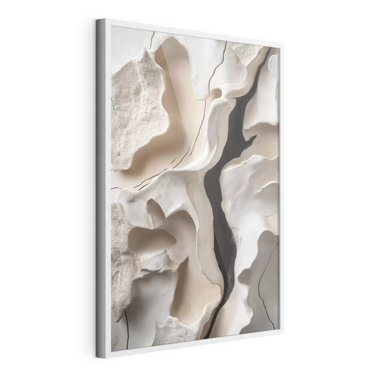 Poster Rilievo astratto con forme organiche leggere f49687