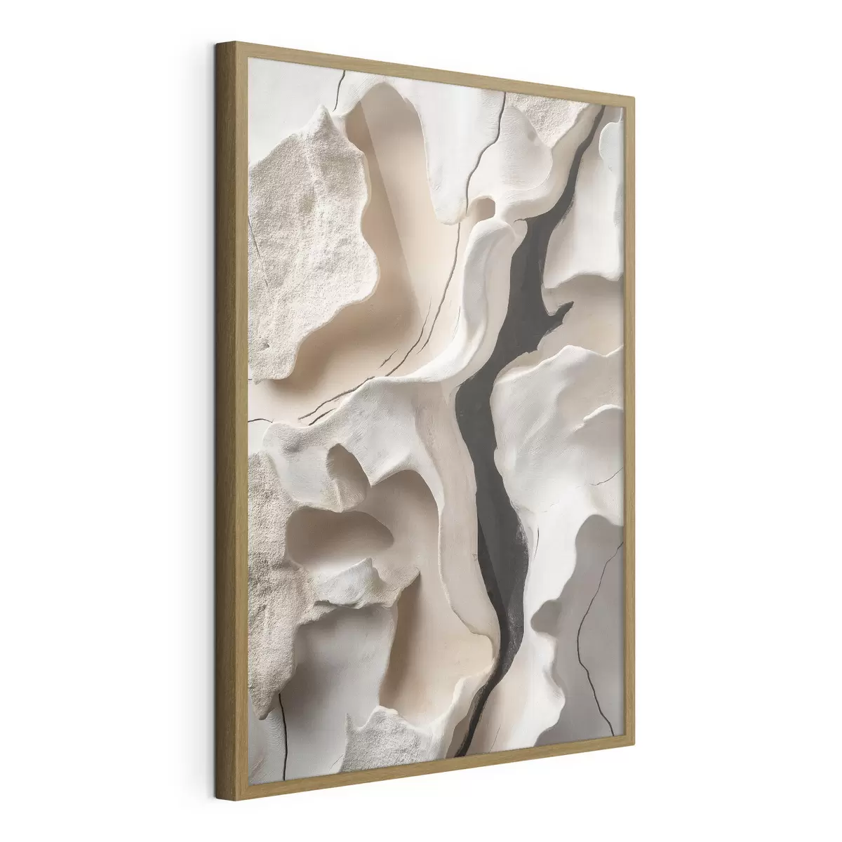 Poster Rilievo astratto con forme organiche leggere f49687
