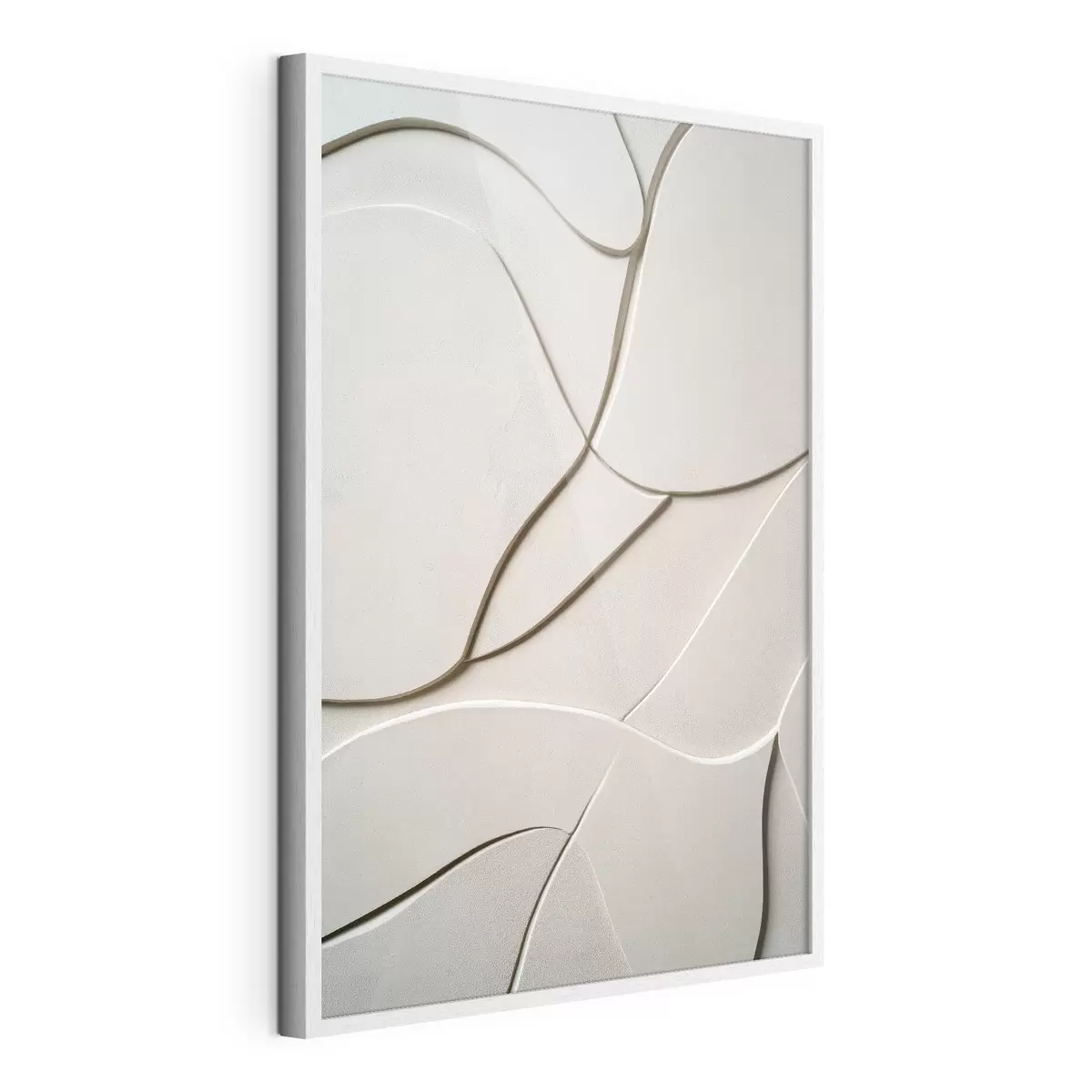Poster Rilievo astratto con linee leggere e morbide f49689
