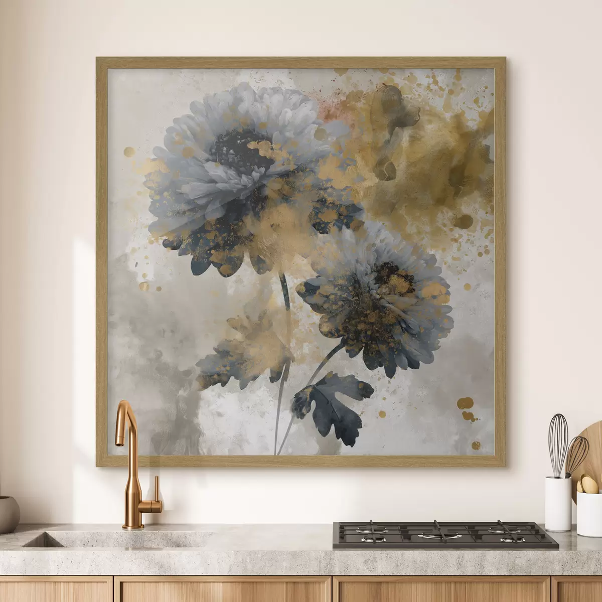 Poster Fiori stilizzati con tocchi decorativi f49693