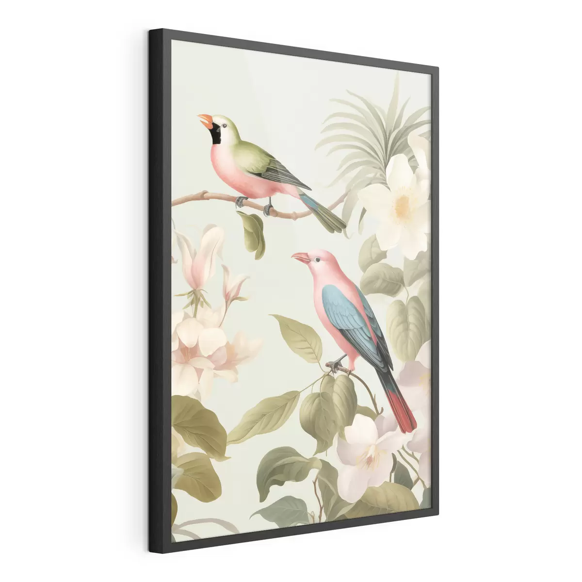 Poster Colibrì in un giardino in fiore f49733