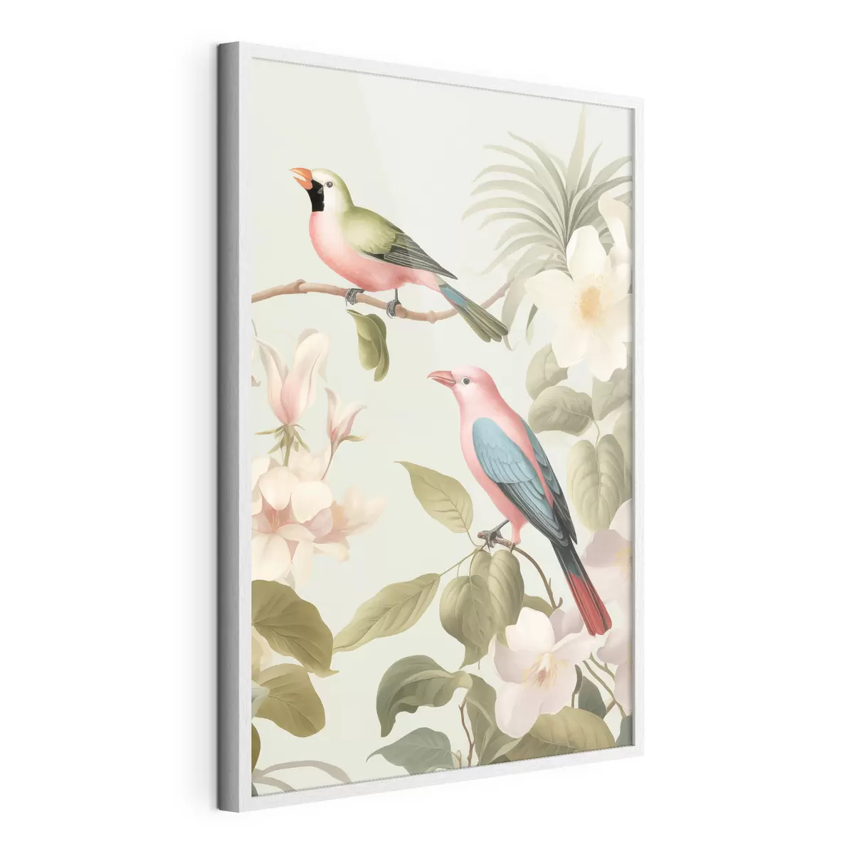 Poster Colibrì in un giardino in fiore f49733