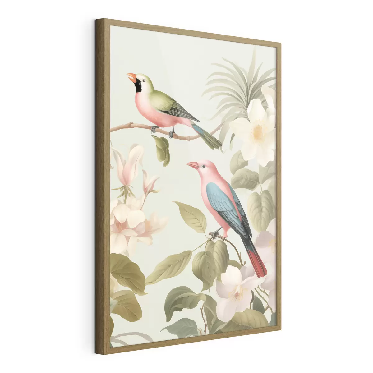 Poster Colibrì in un giardino in fiore f49733