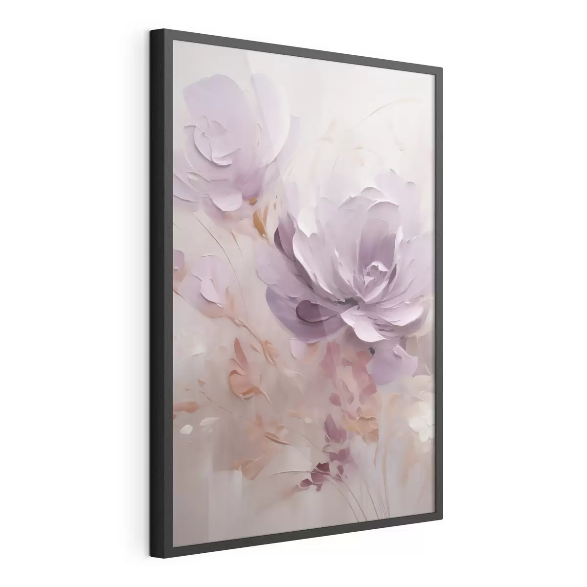 Poster Acquerello raffigurante una peonia lilla f49734