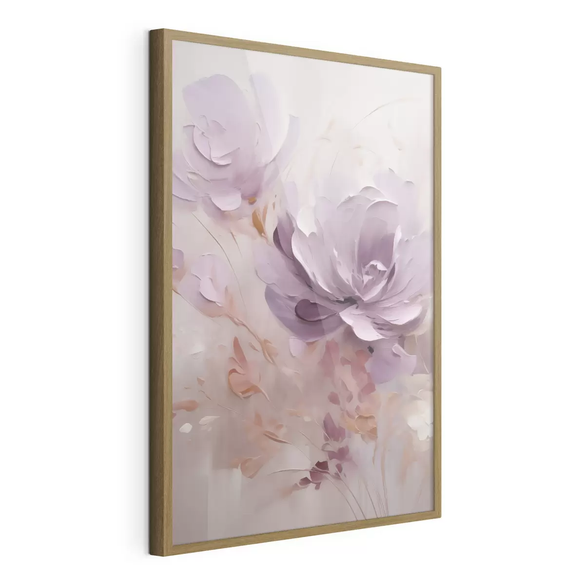 Poster Acquerello raffigurante una peonia lilla f49734