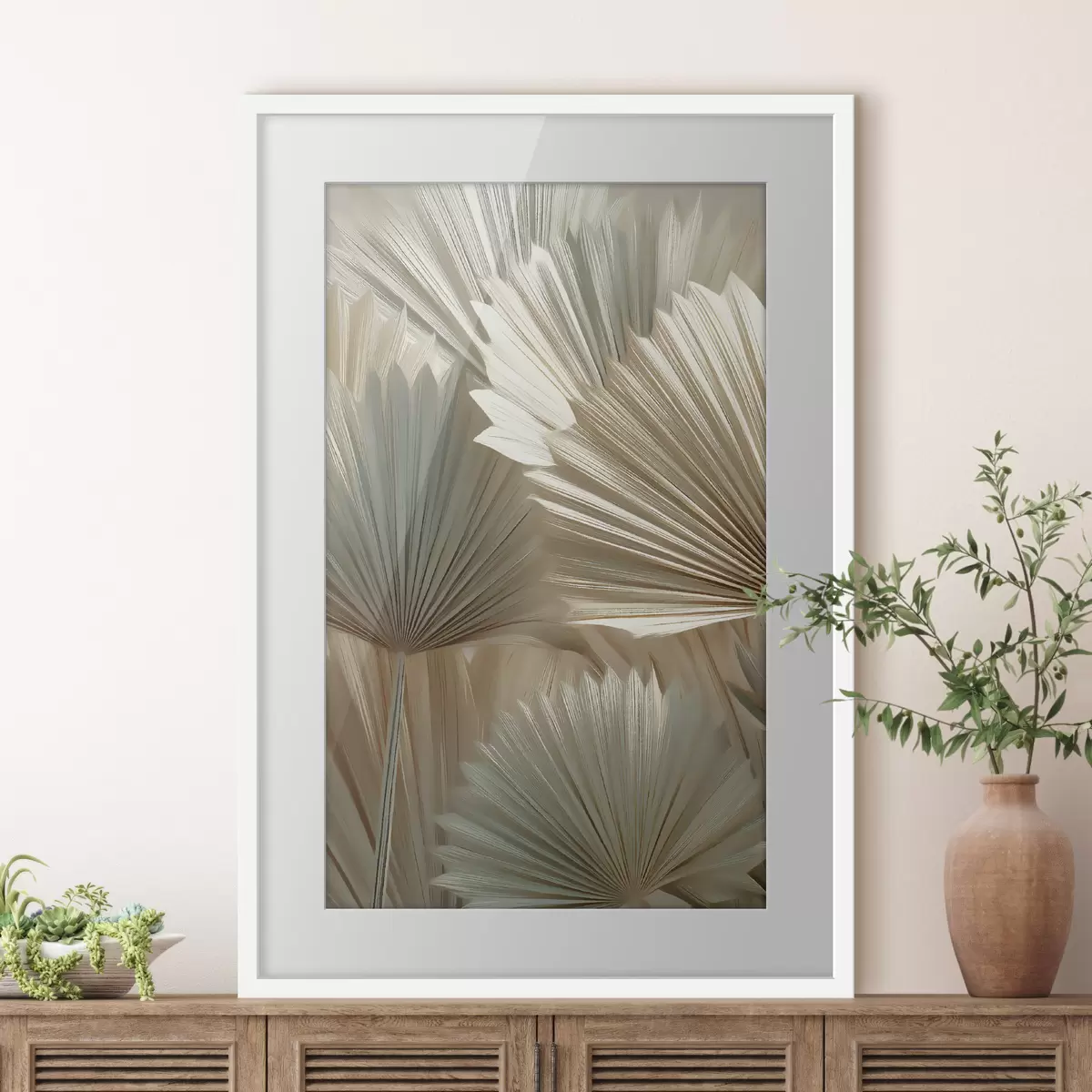 Poster Foglie di palma a ventaglio f49736