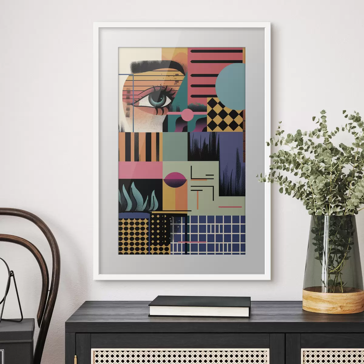 Poster Astrazione geometrica e Pop Art f49739