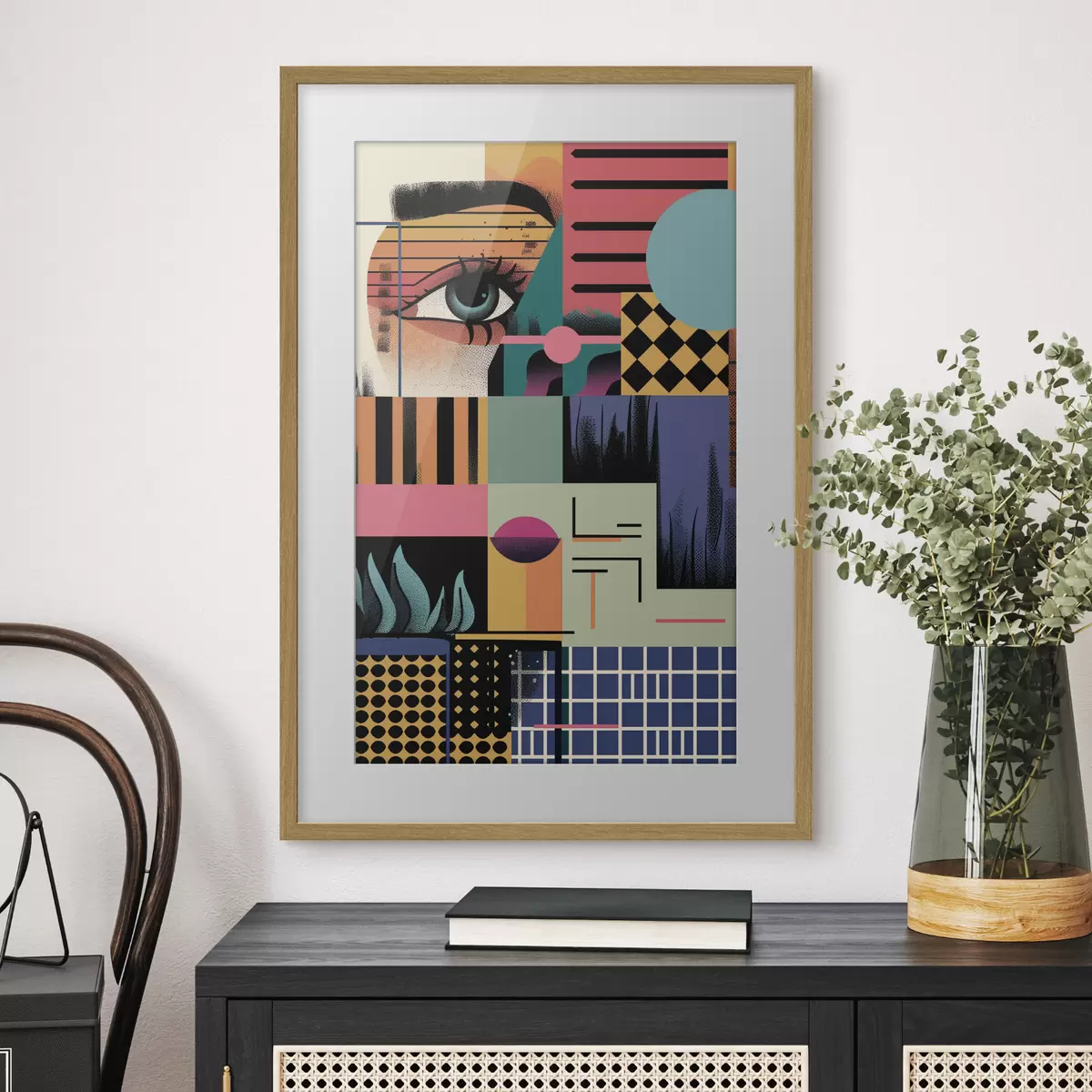 Poster Astrazione geometrica e Pop Art f49739