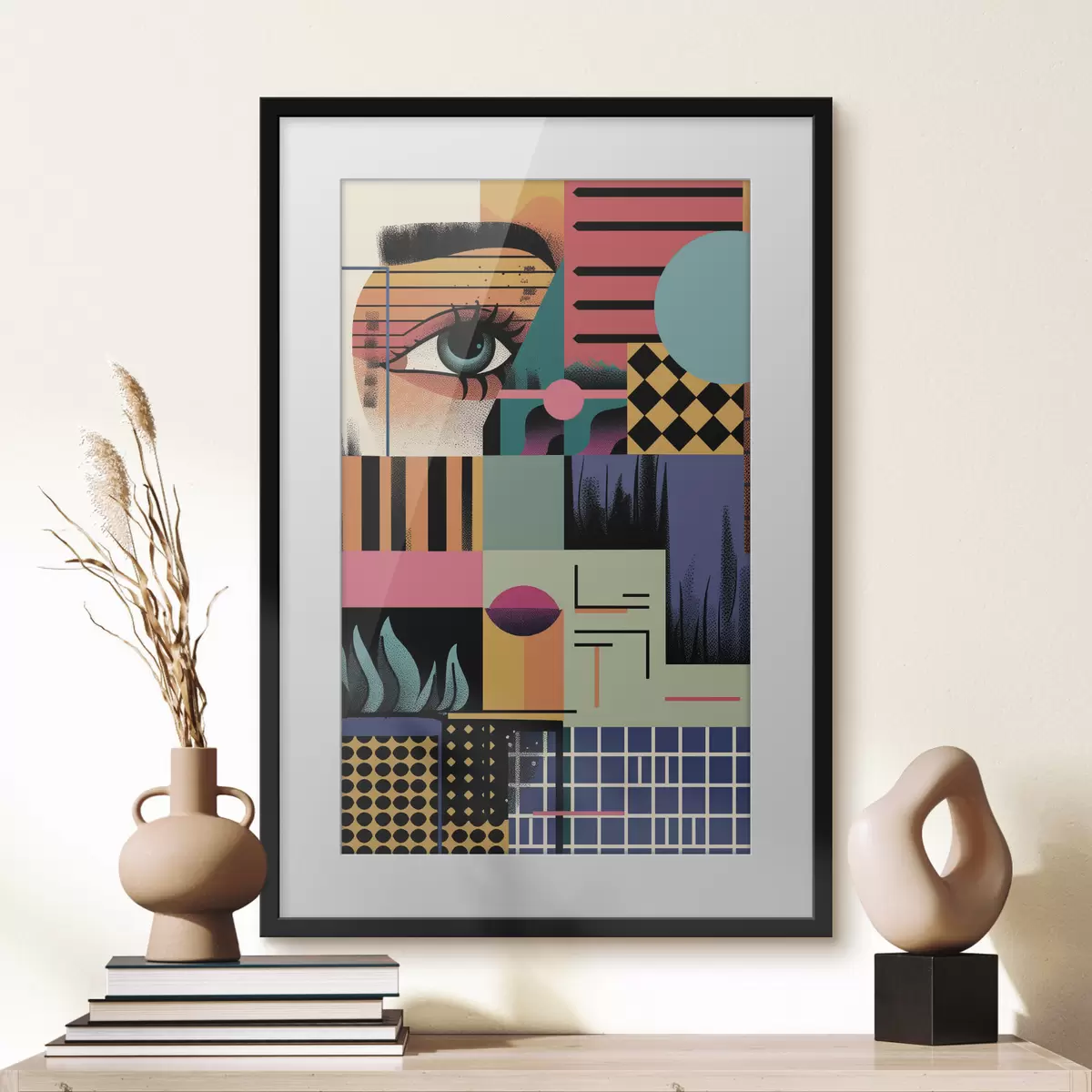 Poster Astrazione geometrica e Pop Art f49739