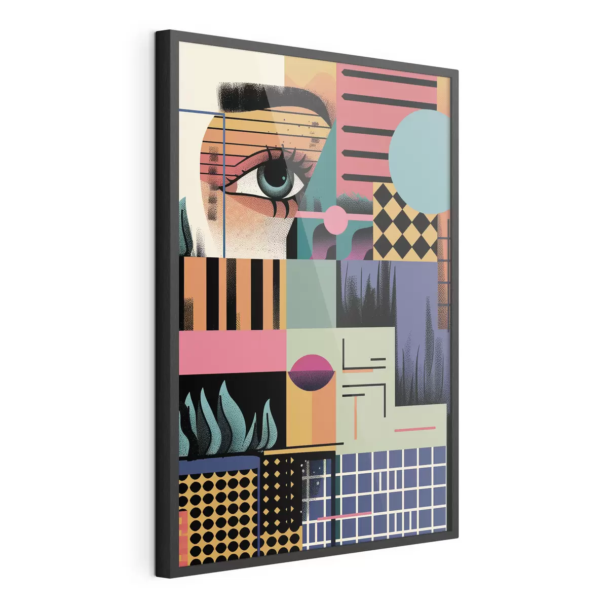 Poster Astrazione geometrica e Pop Art f49739