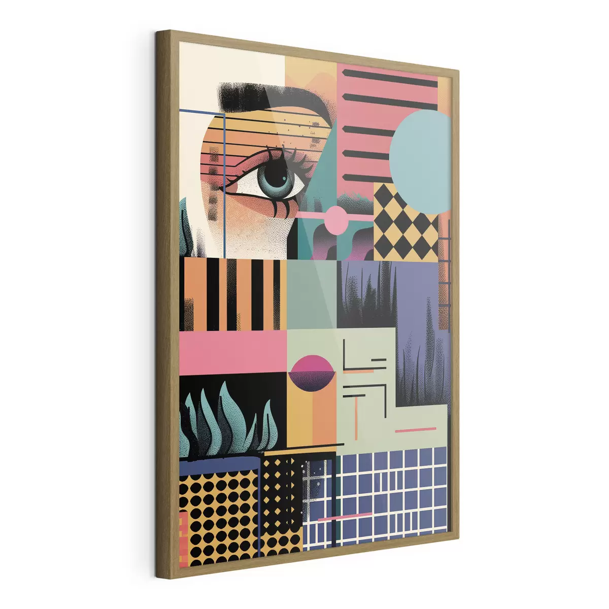 Poster Astrazione geometrica e Pop Art f49739