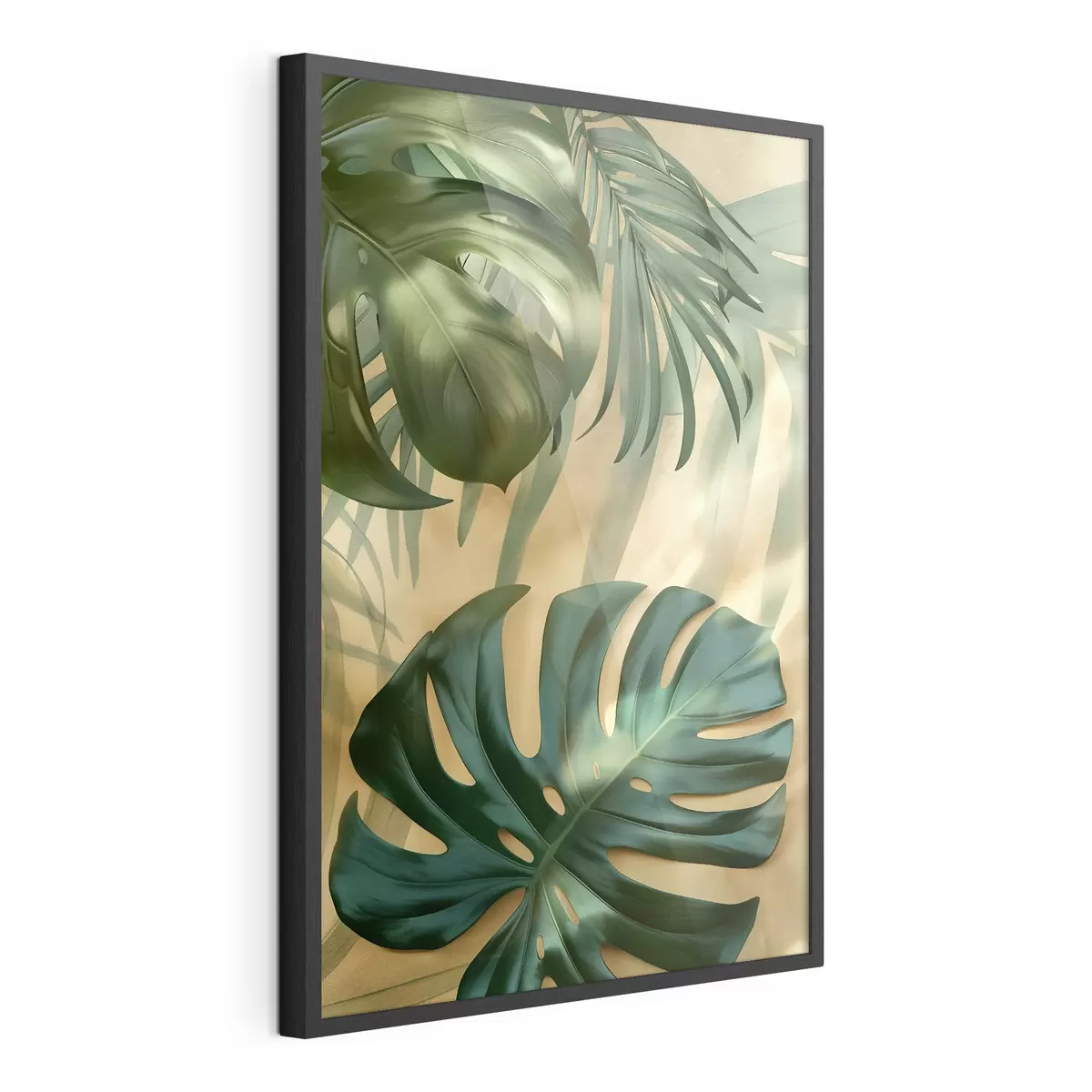 Poster Monstera e foglie tropicali f49552