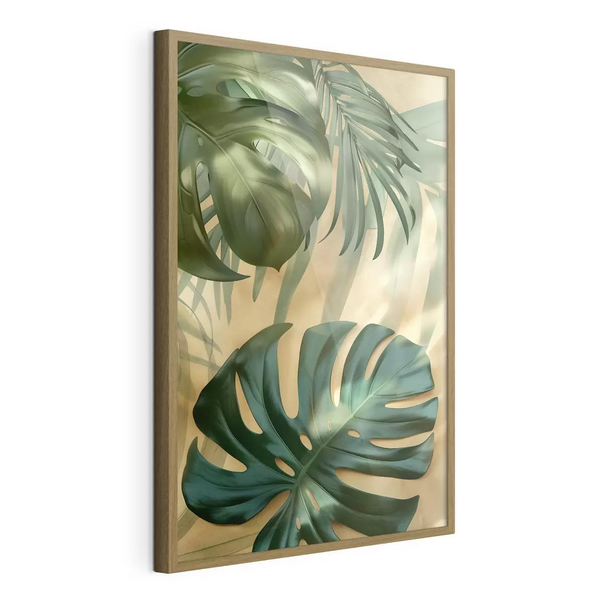 Poster Monstera e foglie tropicali f49552
