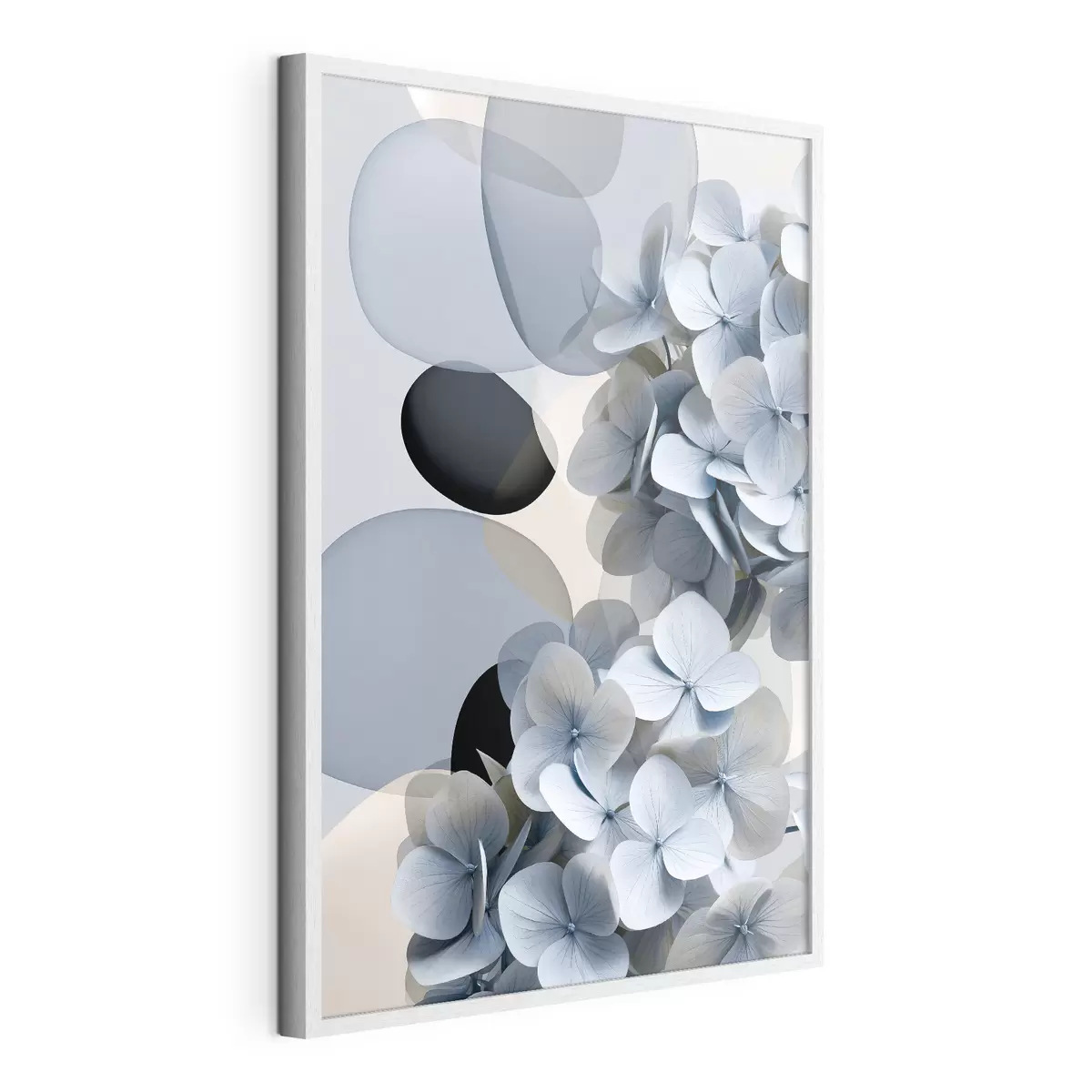 Poster Un'astrazione moderna con ortensie f49699
