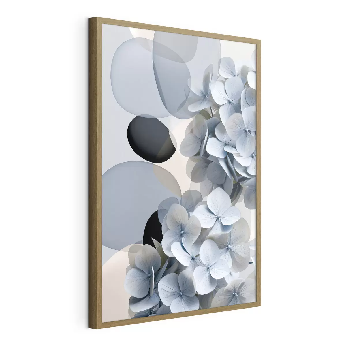 Poster Un'astrazione moderna con ortensie f49699