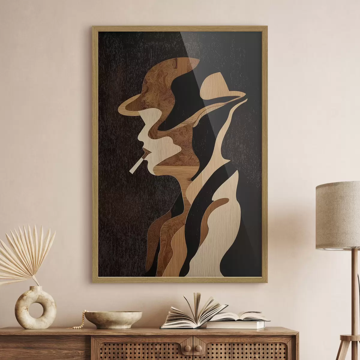 Poster Profilo astratto di una donna f49830