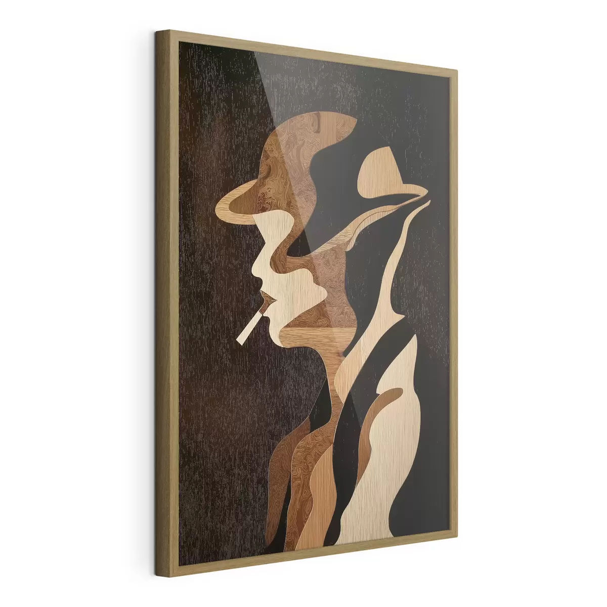 Poster Profilo astratto di una donna f49830