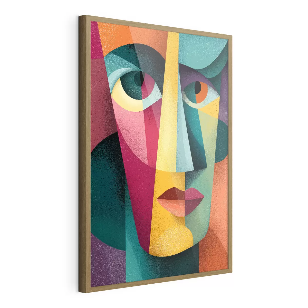 Poster Faccia geometrica f49831