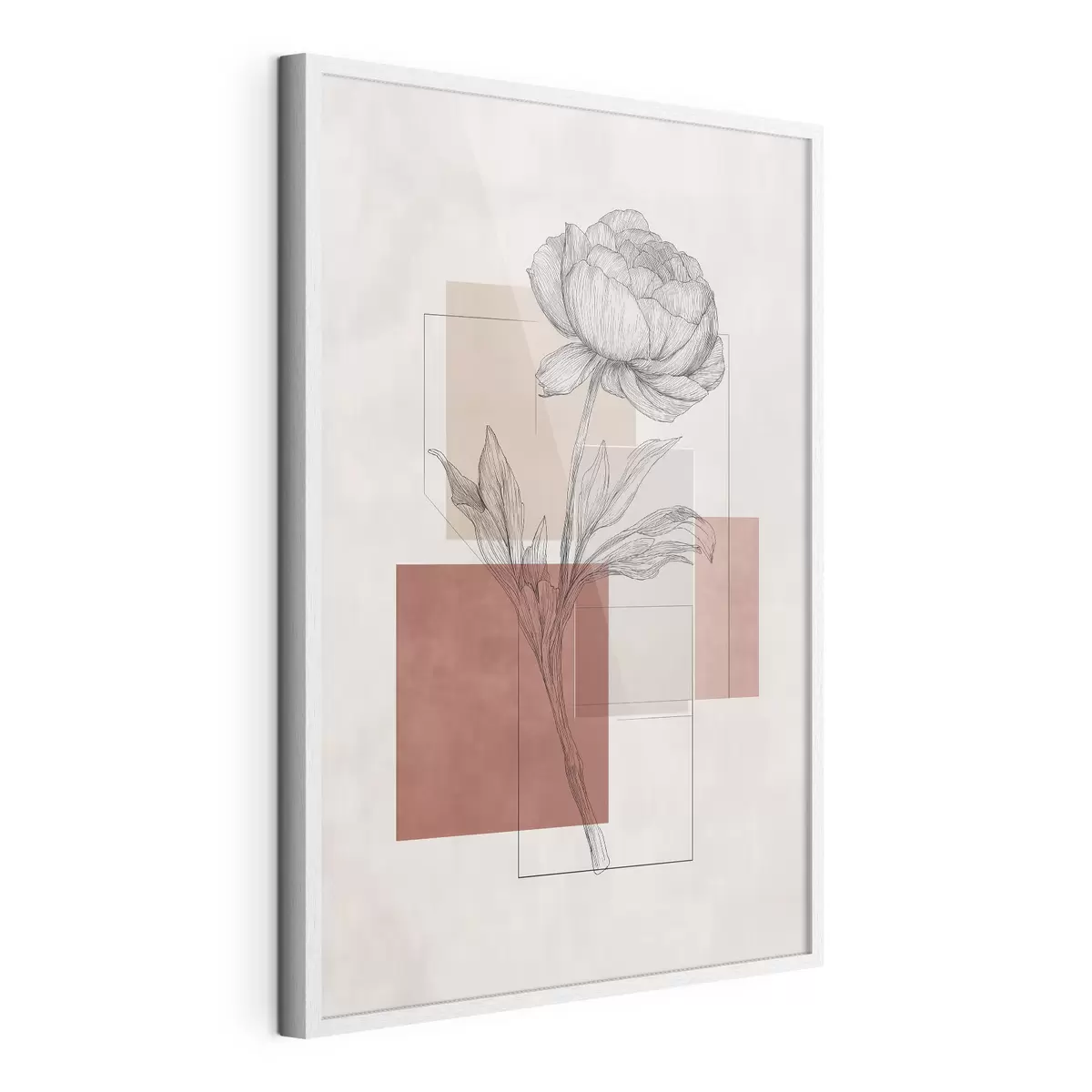 Poster Geometria della peonia f49841