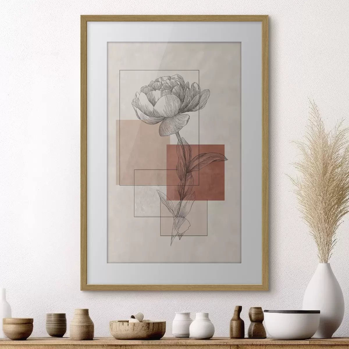 Poster Peonia moderna f49842