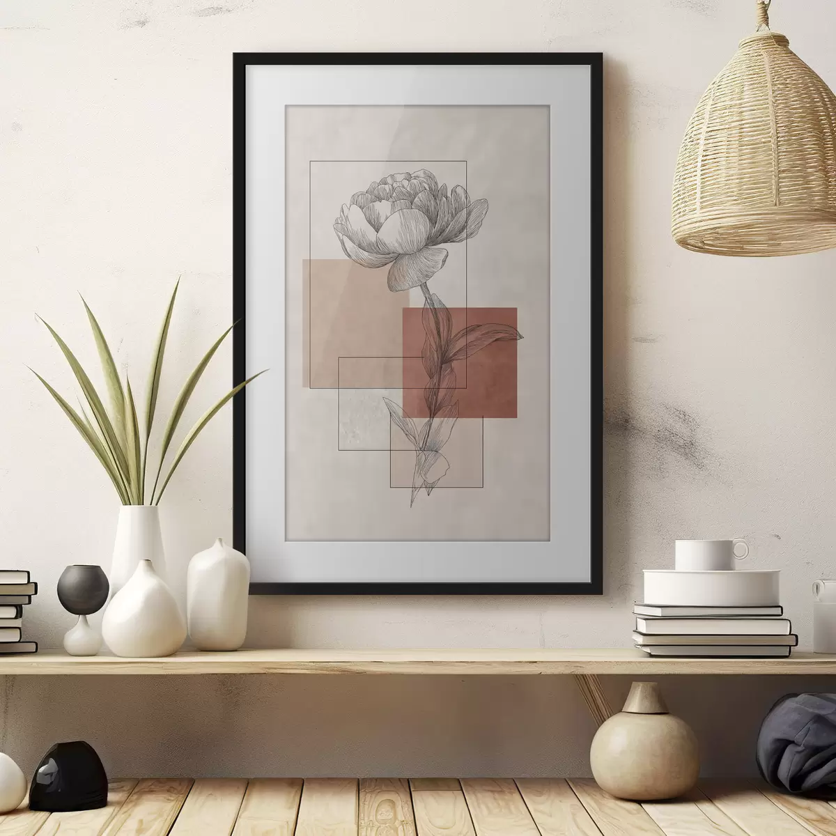 Poster Peonia moderna f49842