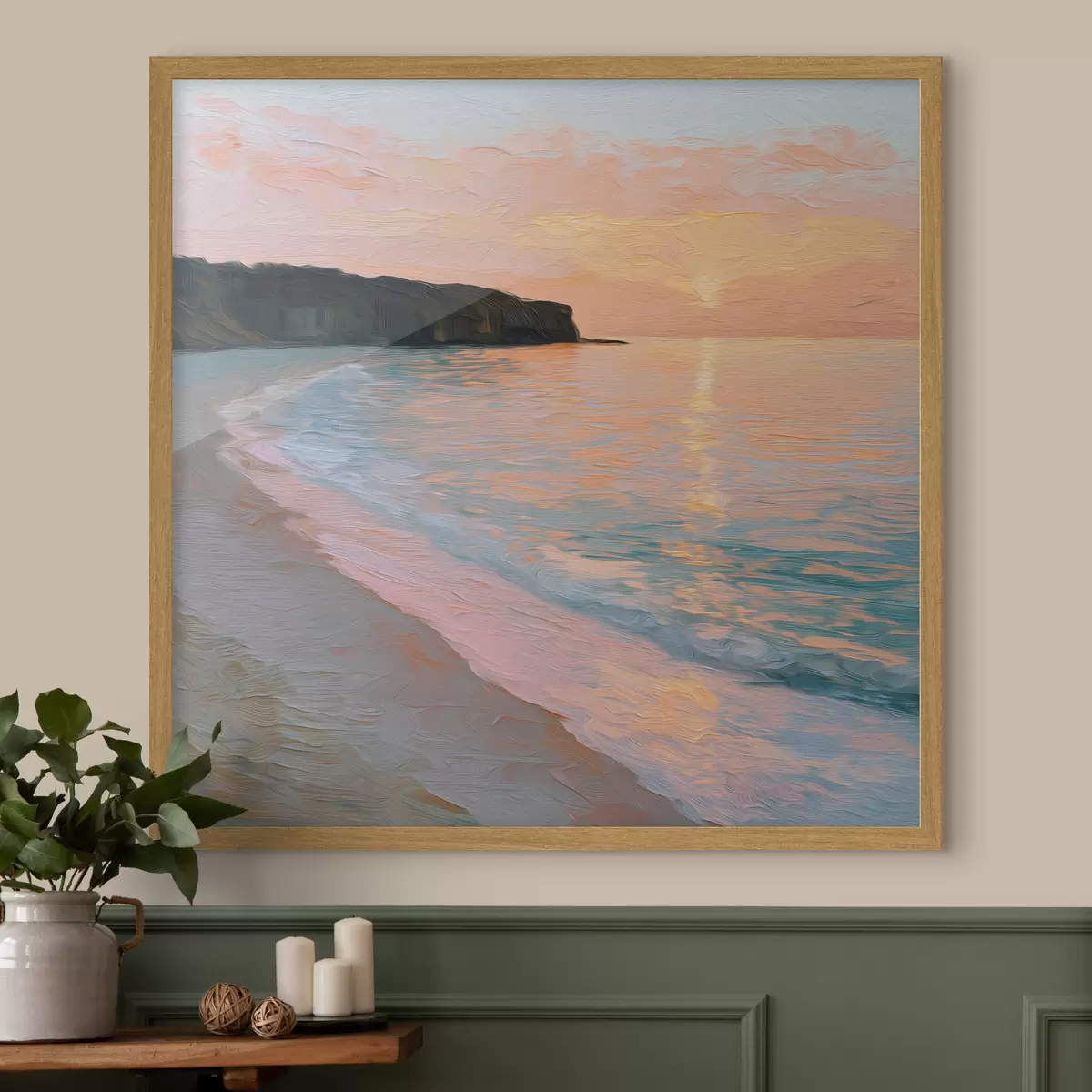 Poster Tramonto sul mare f49798