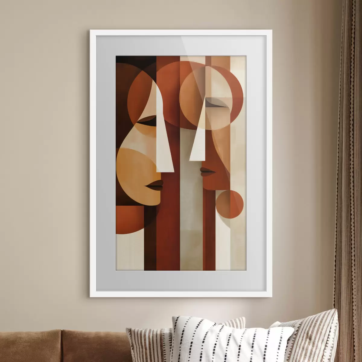 Poster Facce astratte f49808