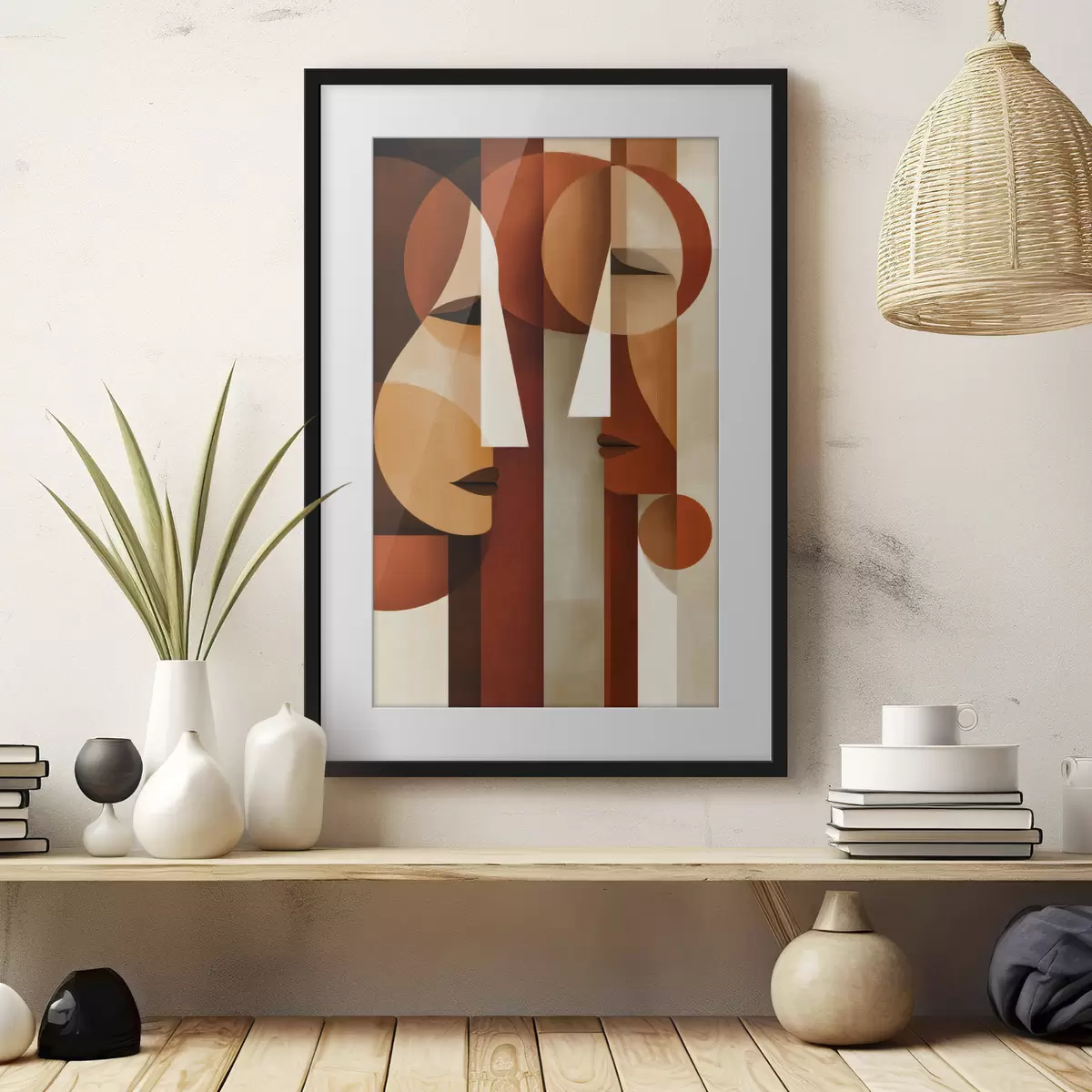 Poster Facce astratte f49808