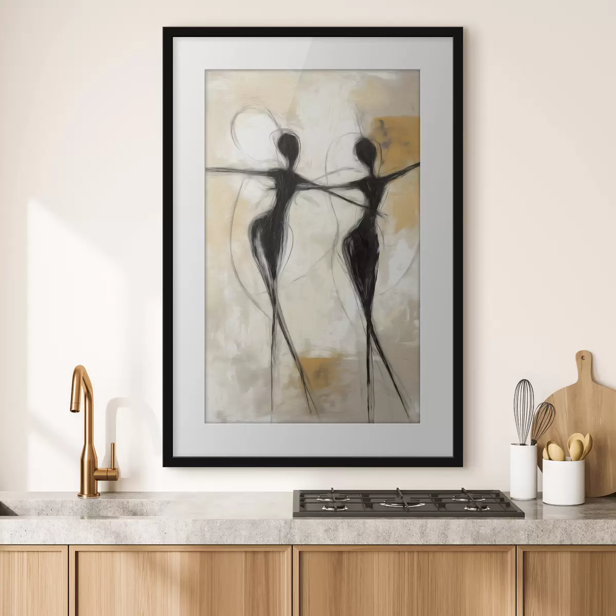 Poster Due danzatrici, un tratto f49809