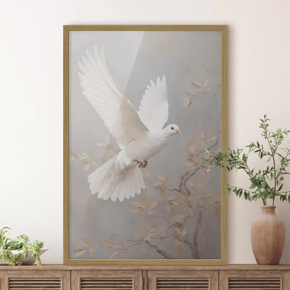 Poster Foglie e vita f49763