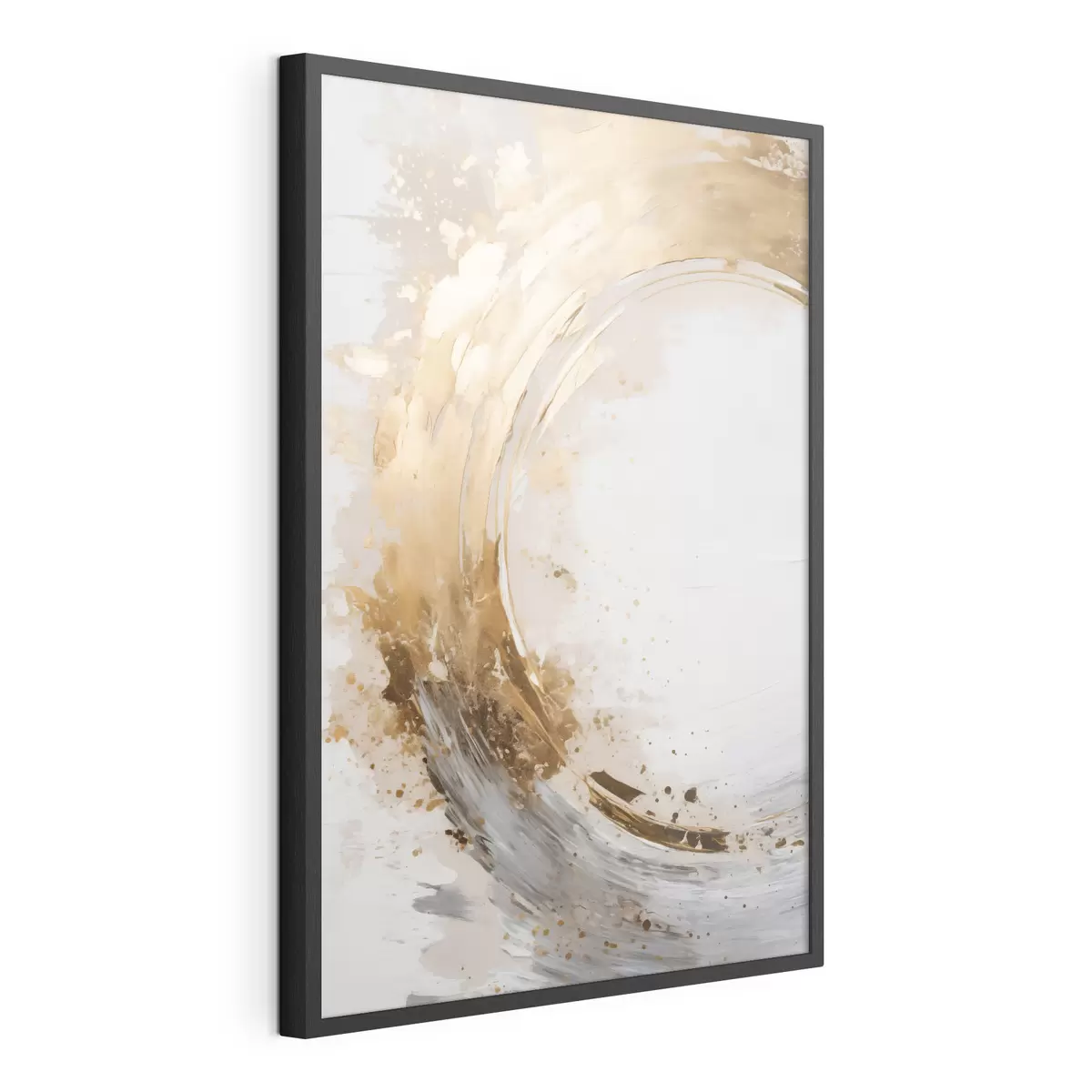 Poster Cerchio dorato in movimento f49789