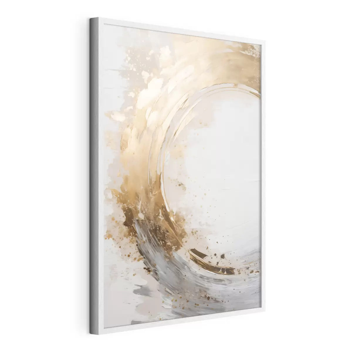Poster Cerchio dorato in movimento f49789