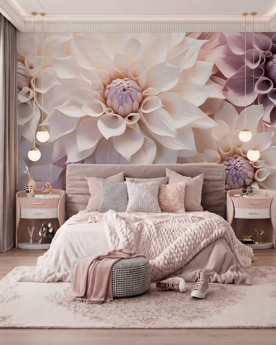 Carta da parati Floreale Fiori classici n. w05774