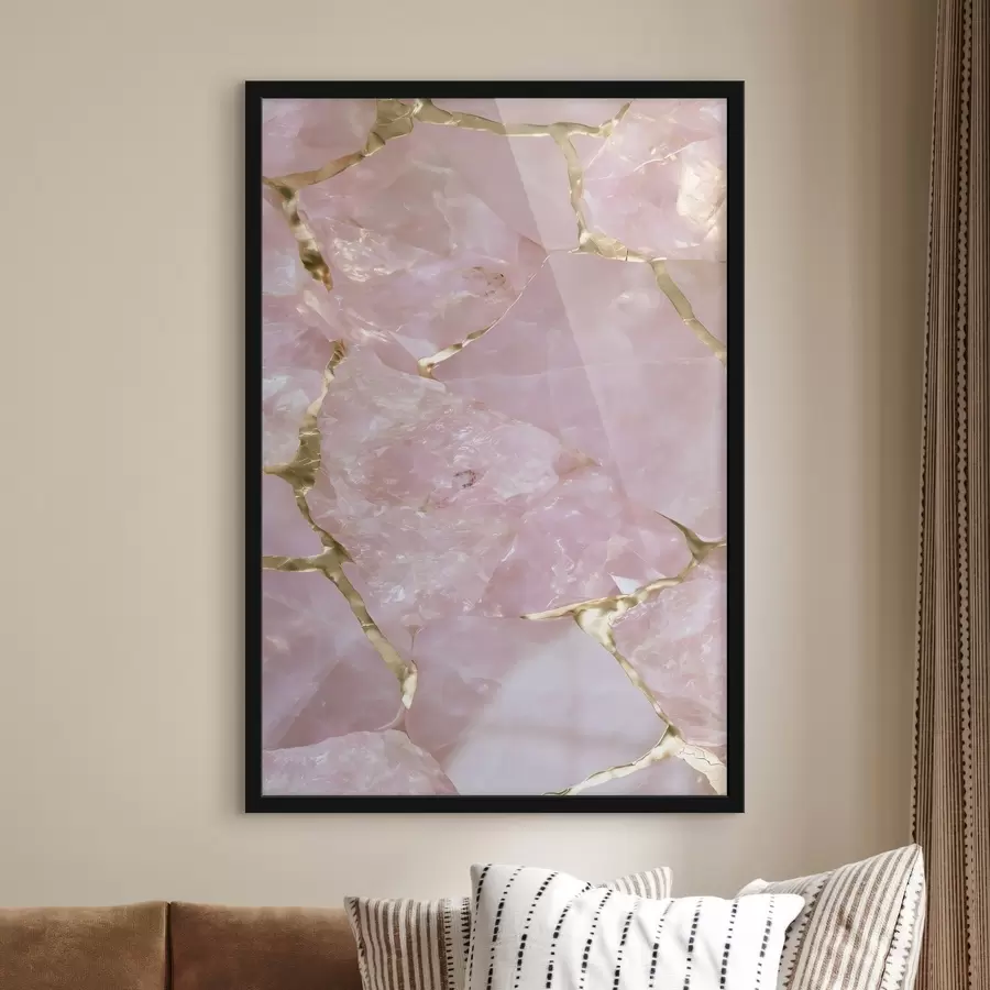 carta da parati La consistenza del quarzo rosa nr. f49873