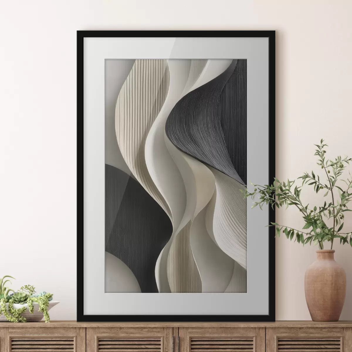 Poster Pieghe ondulate f49875