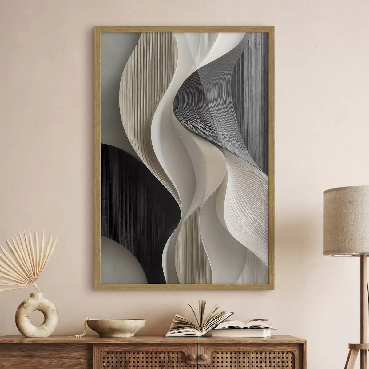 Poster Pieghe ondulate f49875
